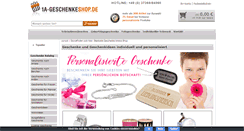 Desktop Screenshot of 1a-geschenkeshop.de